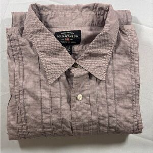 Ralph Lauren Polo Jeans Co. Checkered Shirt - Light Brown